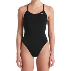 Polyamid - Snøring Badetøj Nike Hydrastrong Lace Up Tie Back Swimsuit - Black