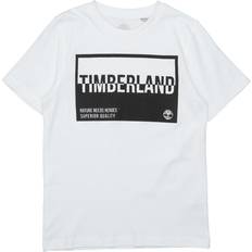 Timberland Drenge T-shirts Timberland T-shirt - White (T25Q74)