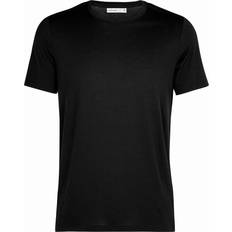 Icebreaker L T-shirts & Toppe Icebreaker Merino Tech Lite II Short Sleeve T-shirt - Black