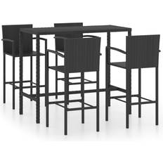 vidaXL 3064843 Barsæt, 1 borde inkl. 4 stole