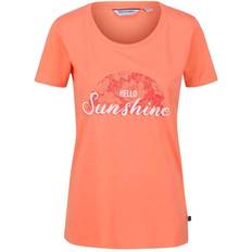 40 - Orange - S Overdele Regatta Women's Filandra IV Graphic T-shirt - Fusion Coral