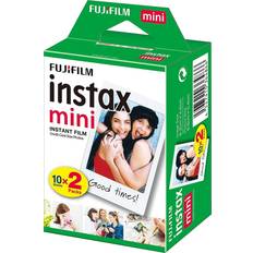 62 x 46 mm (Instax Mini) Analoge kameraer Fujifilm Instax Mini Film 20 Pack