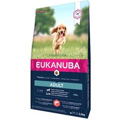 Eukanuba Adult Small and Medium Breed Dogs laks & byg 2.5kg