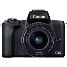 3.840 x 2.160 (4K) Systemkameraer uden spejl Canon EOS M50 Mark II + EF-M 15-45mm F3.5-6.3 IS STM
