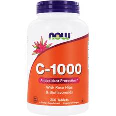 Now Foods C 1000 with Rose Hips & Bioflavonoids 250 stk