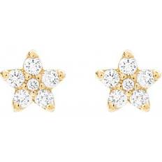 Ole Lynggaard Shooting Stars Large Earrings - Gold/Diamonds