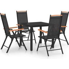 vidaXL 3070625 Havemøbelsæt, 1 borde inkl. 4 stole