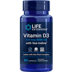 Life Extension Vitamin D3 with Sea Iodine 60 stk