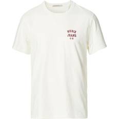 Nudie Jeans Overdele Nudie Jeans Roy Logo T-shirt - Off White