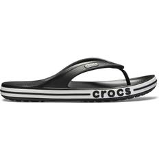 Crocs 9 - Sort Klipklappere Crocs Bayaband Flip - Black/White