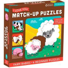 Mudpuppy Match-Up Puzzle Farm Babies