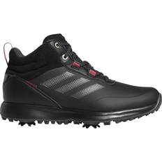 52 - 6 - Dame Golfsko adidas S2G Mid-Cut M - Core Black/Dark Silver Metallic/Wild Pink
