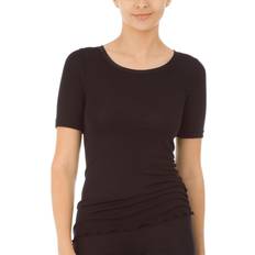 26 - Dame - Sort T-shirts Calida True Confidence Shirt Short Sleeve - Black
