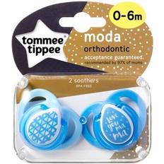 Tommee Tippee Sutter Tommee Tippee Moda Soother 0-6m 2-pack