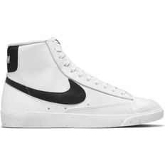 Nike 5 - Dame - Imiteret læder Sneakers Nike Blazer Mid '77 Next Nature W - White/Black