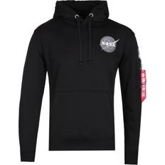 4 - Herre Sweatere Alpha Industries Hooded Sweatshirt - Black