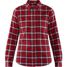 Fjällräven Dame - Rød - XS Overdele Fjällräven Övik Flannel Shirt W - Deep Red