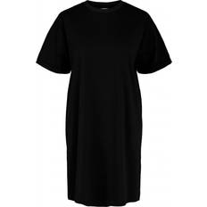 Pieces Løs Kjoler Pieces Ria T-shirt Dress - Black