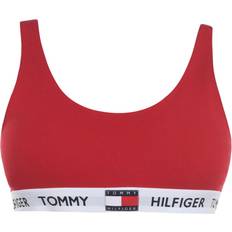 Tommy Hilfiger Dame Undertøj Tommy Hilfiger Tommy 85 Stretch Cotton Logo Bralette - Tango Red Xcn