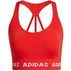 Adidas Mesh BH'er adidas Training Aeroknit Sports Bra - Vivid Red