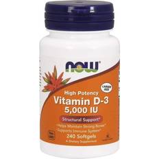 Now Foods Vitamin D 3 5000iu 240 stk