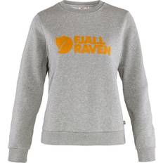 Fjällräven Dame - M - Sweatshirts Sweatere Fjällräven Logo Sweater W - Grey Melange
