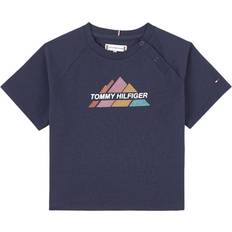 Tommy Hilfiger Mountain Glitter Logo T-Shirt - Navy