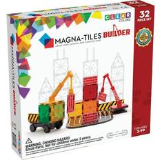 Magna-Tiles Plastlegetøj Byggesæt Magna-Tiles Clear Colors Builder 32pcs