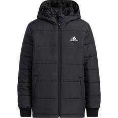 adidas Junior Padded Winter Jacket - Black/Black/White (H45030)