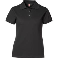 ID Dame Polotrøjer ID Ladies Stretch Polo Shirt - Black