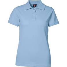 ID Dame Polotrøjer ID Ladies Stretch Polo Shirt - Light Blue