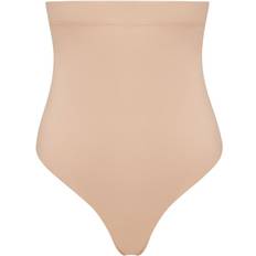 Beige - Dame Shapewear mave Spanx Suit Your Fancy High-Waisted Thong - Champagne Beige