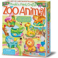 4M Plastlegetøj Aktivitetslegetøj 4M Mould & Paint Zoo Animal