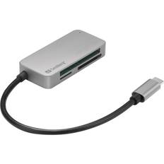 MicroSD Hukommelseskortlæser Sandberg USB-C Multi Card Reader Pro