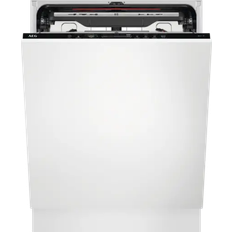 AEG 60 cm - Fuldt integreret - Program til halvt fyldt maskine Opvaskemaskiner AEG FSE74728P Integreret