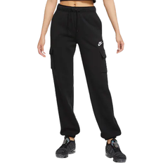 32 - Normal talje Bukser Nike Sportswear Essentials Mid-Rise Cargo Trousers Women - Black/White