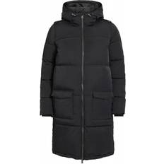 Object Polyester Overtøj Object Hanna Quilted Jacket - Black