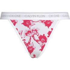 Calvin Klein Blomstrede Tøj Calvin Klein One Cotton Brazilian - White