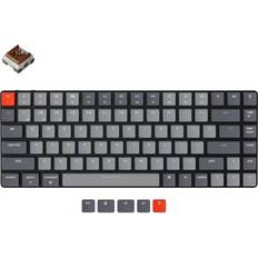 Keychron Gaming tastatur - Trådløs Tastaturer Keychron K3 Wireless RGB V2 Brown Optical (Nordic)