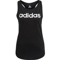 Genanvendt materiale Toppe adidas Essentials Loose Logo Tank Top - Black/White