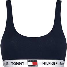 Tommy Hilfiger Dame BH'er Tommy Hilfiger Logo Underband Organic Cotton Bralette - Navy Blazer