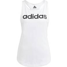 Adidas Dame Overdele adidas Essentials Loose Logo Tank Top - White/Black