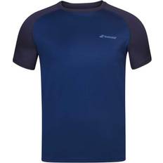 Blå - Tennis T-shirts & Toppe Babolat Play Crew Neck T-shirt Men - Estate Blue