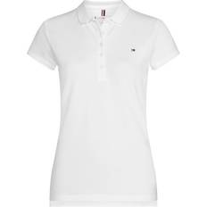 Tommy Hilfiger 14 Overdele Tommy Hilfiger Women Core Heritage Polo Shirt - Classic White