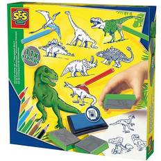 Dinosaurer Kreakasser SES Creative Dinosaurs Stamp Set