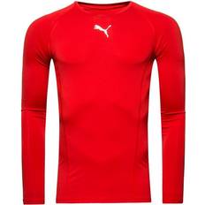 Puma Elastan/Lycra/Spandex Undertøj Puma Liga Long Sleeve Baselayer Men - Red