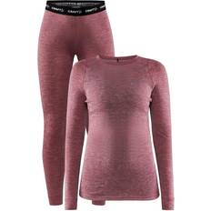 Dame - Pink Svedundertøjssæt Craft Sportswear Core Wool Merino Set Women - Pink