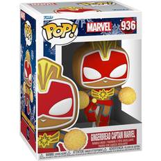 Funko Actionfigurer Funko Pop! Gingerbread Captain Marvel