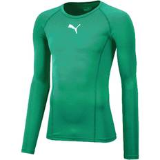 Puma Elastan/Lycra/Spandex Undertøj Puma Liga Long Sleeve Baselayer Men - Pepper Green