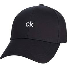 Calvin Klein Bomuld Hovedbeklædning Calvin Klein Central Logo Cap - Black